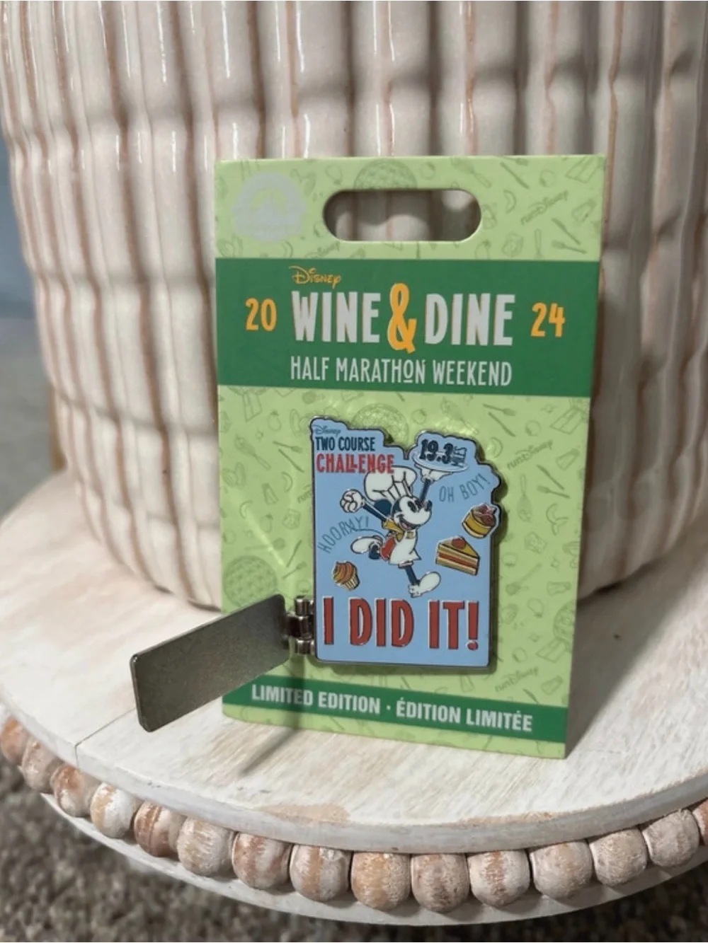 Disney Wine & Dine 2024 Half Marathon Limited Edition Pin